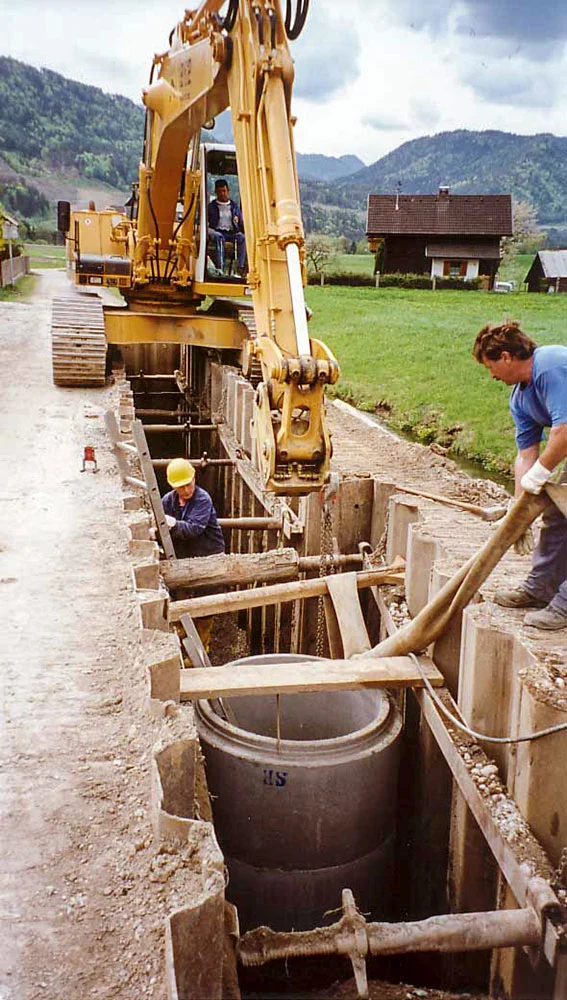 Kanalbau Weissenstein