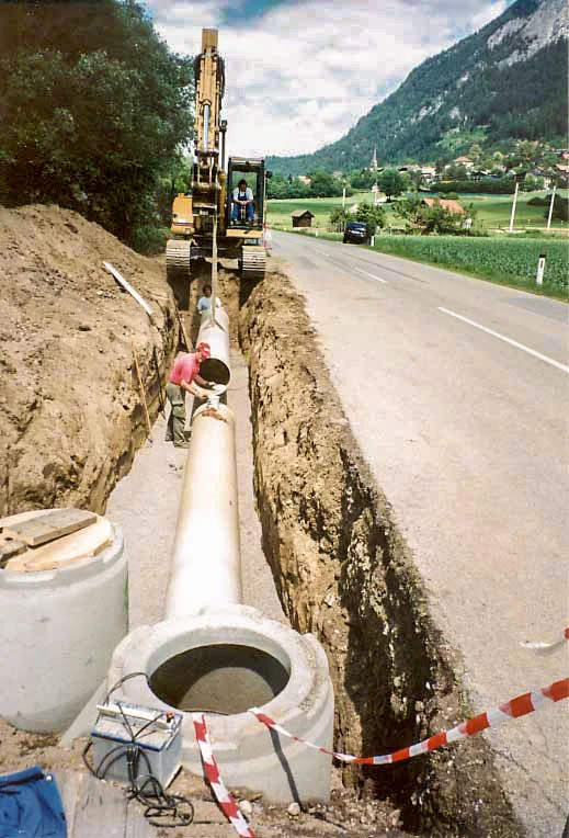 Kanalbau Weissenstein