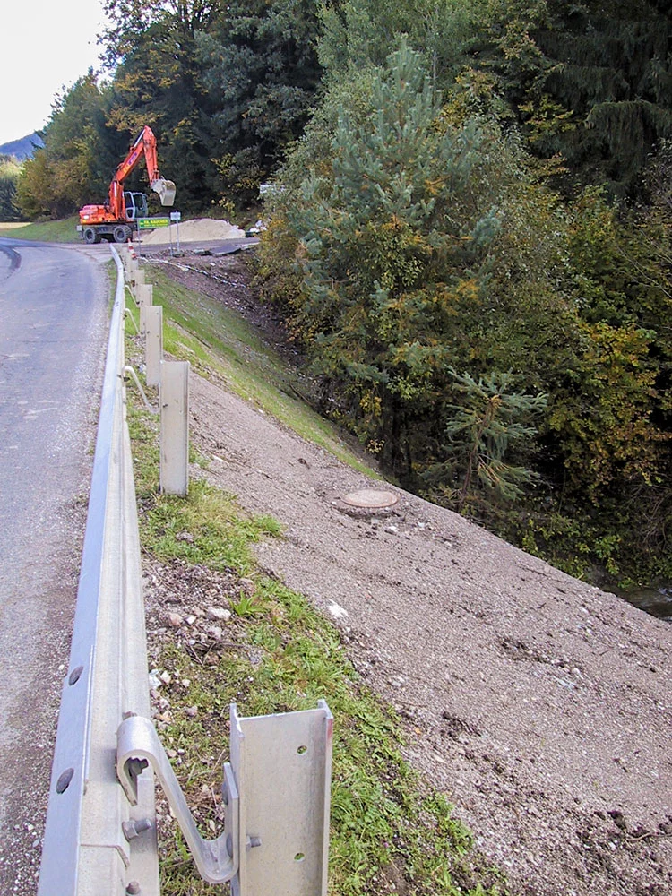 Kanalbau Auffahrt Marwiese